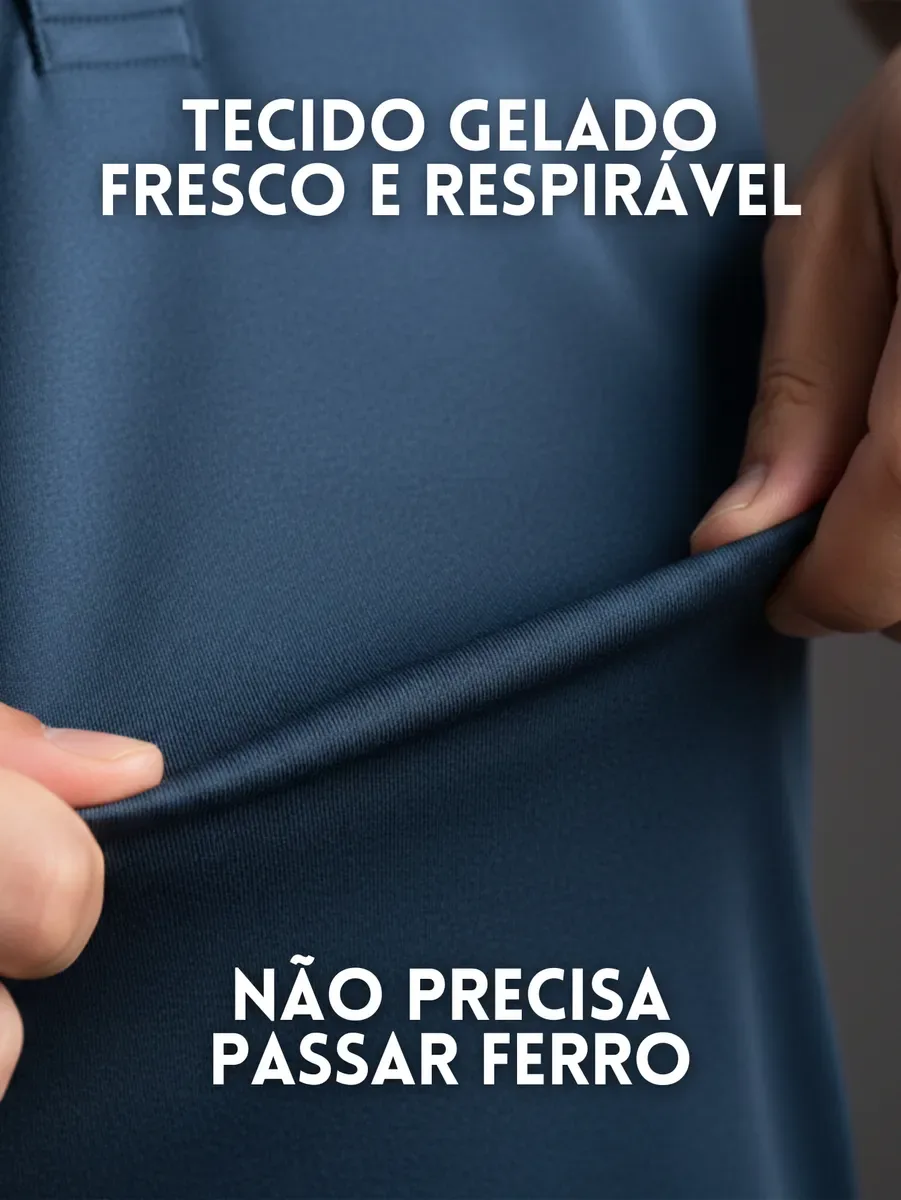 Kit 4 Camisas Polo Poliamida Premium - Compre 2 Leve 4 — foto 5